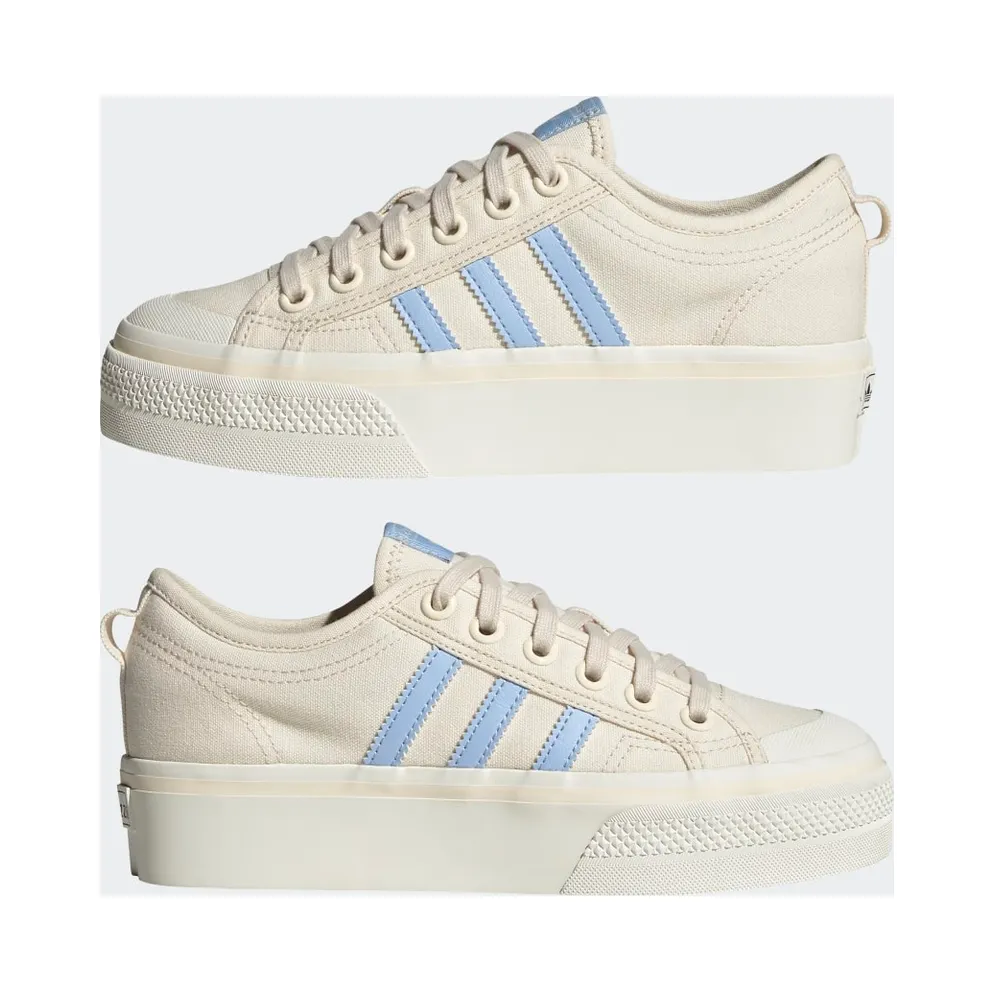 Adidas Nizza Platform Wonder White / Blue Dawn / Off White (HQ1911)