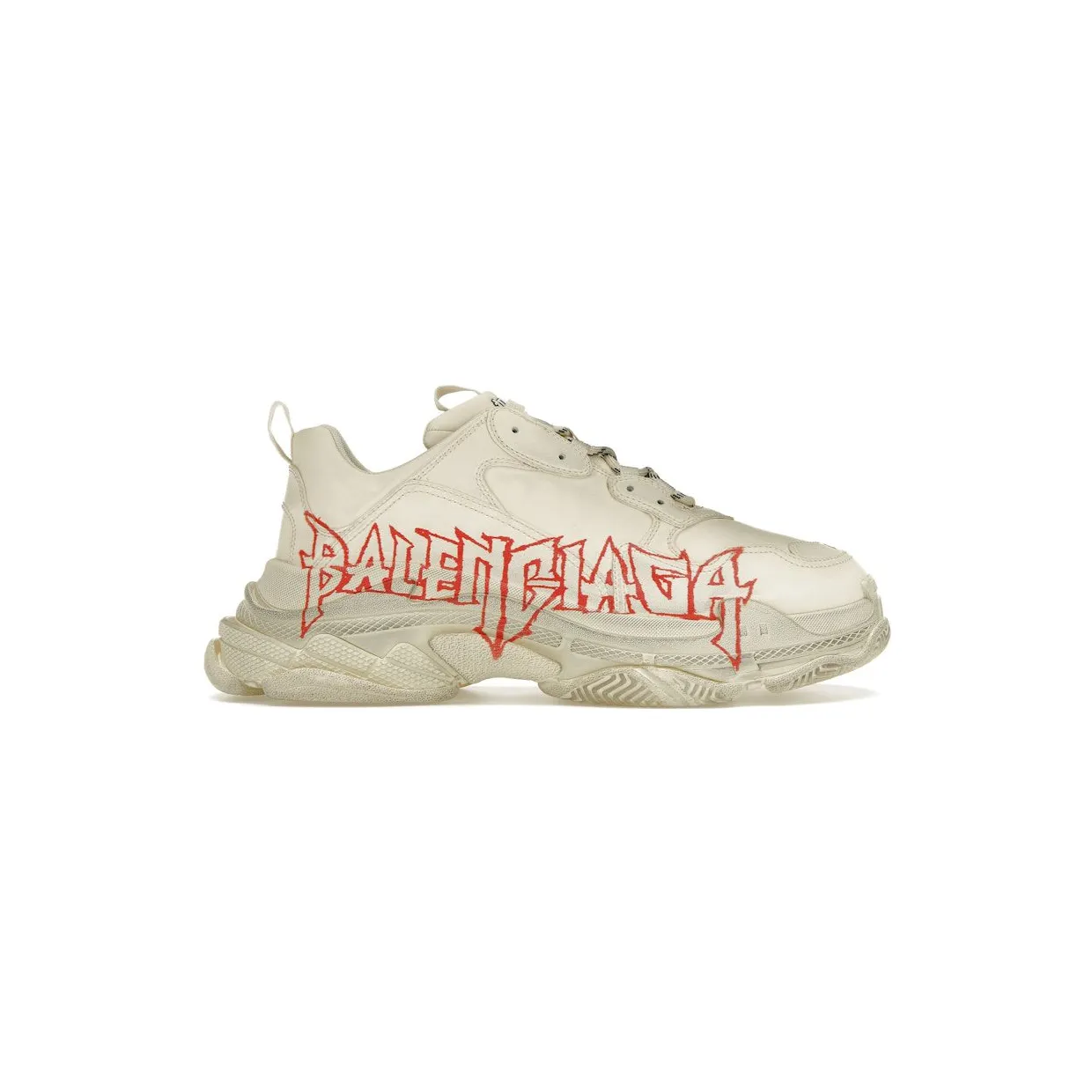 Balenciaga Triple S DIY Metal White Red (536737W2FAY9016)