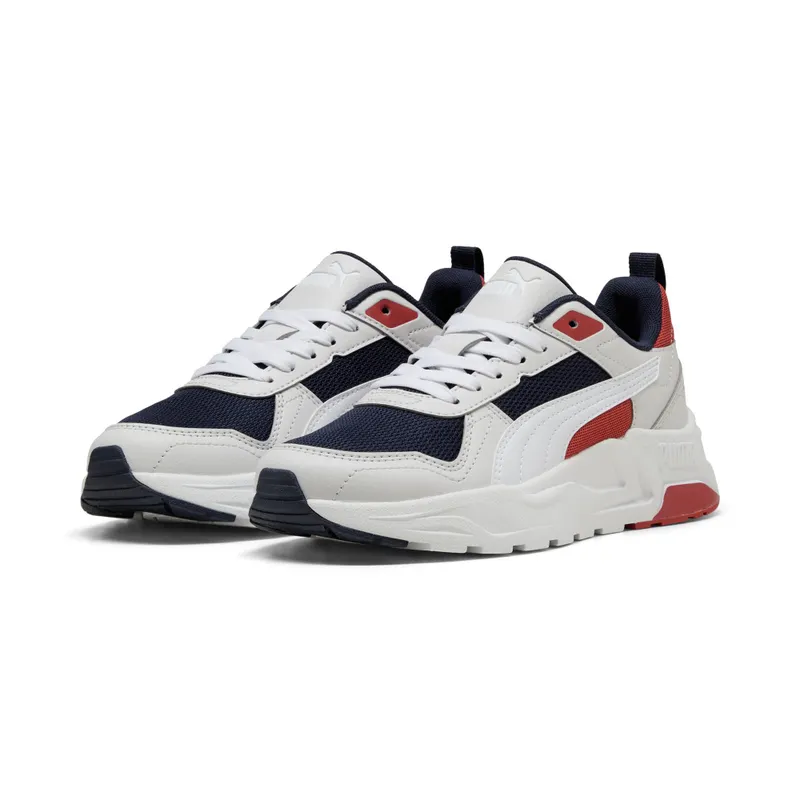 Puma Trinity 2 LT “Puma Navy / Puma White / Feather Gray / Red Fire” (403703_03)