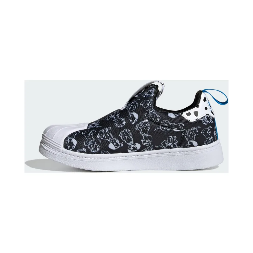 adidas Originals x Disney 101 Dalmatiërs Superstar 360 Kids Core Black / Cloud White / Bright Blue (ID9710)