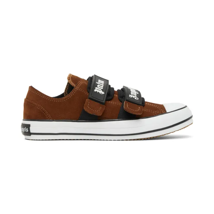 Palm Angels Brown Vulcanized Sneakers (PMIA034E20LEA0016001)