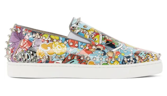 Christian Louboutin Multicolor Pik Boat Sneakers (3200293)