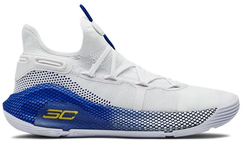 Under Armour Curry 6 Dub Nation (GS) White/Royal-White (3020415-103)
