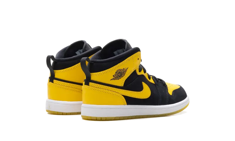Jordan 1 Mid PS “Black Varsity Maize White” (HJ5942-071)