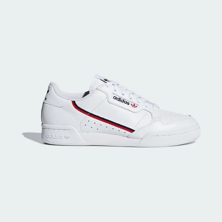 adidas Continental 80 “Cloud White / Scarlet / Collegiate Navy” (G27706)