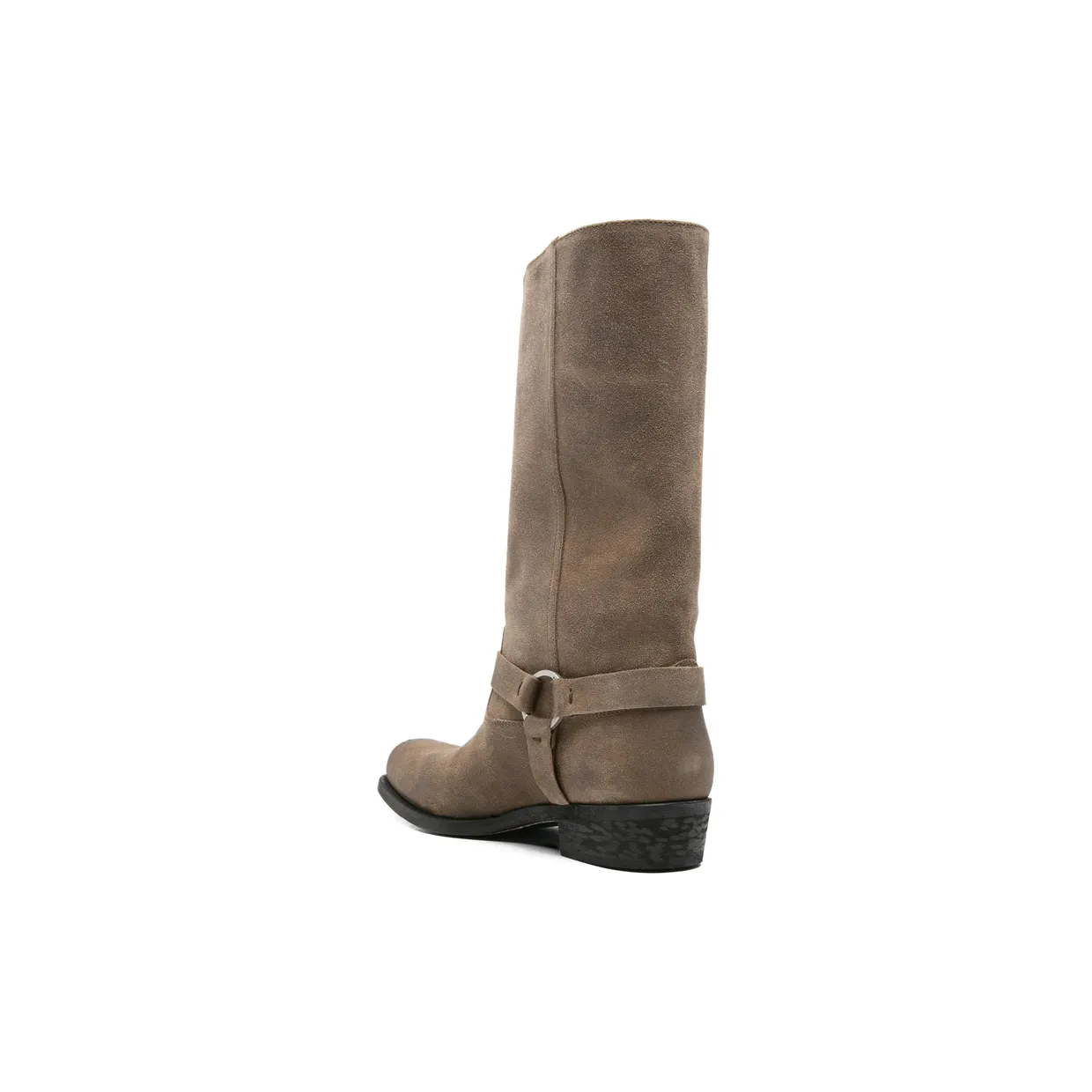 Golden Goose Buckle-strap Suede Biker “Brown” (GMF01057 F008237 15693) (2)