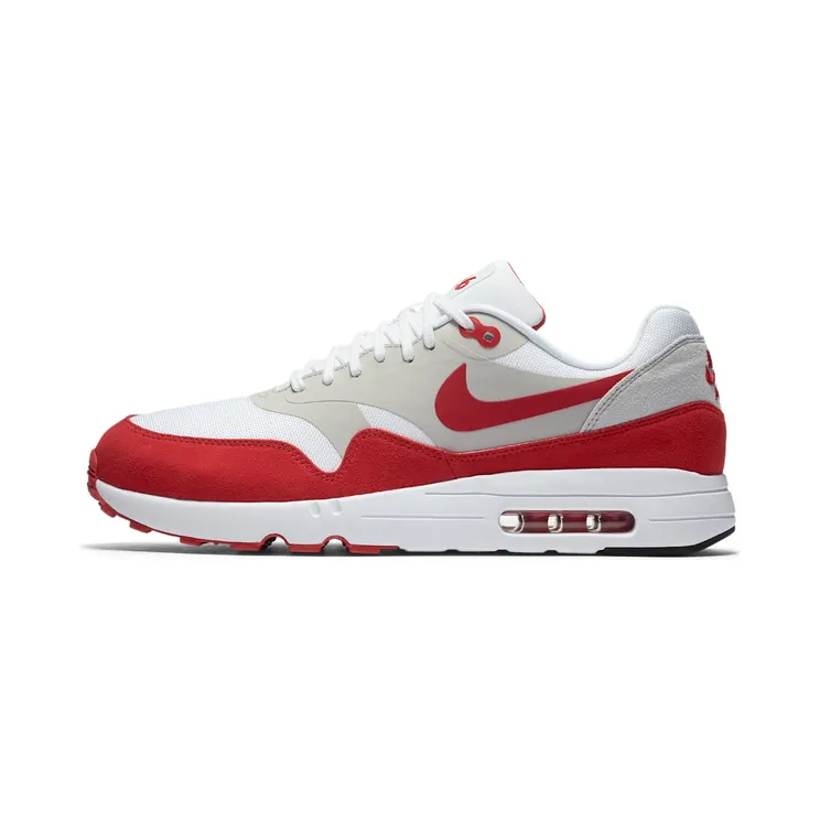Nike Air Max 1 Ultra Air Max Day “White / Neutral Grey / Black / University Red” (908091-100)