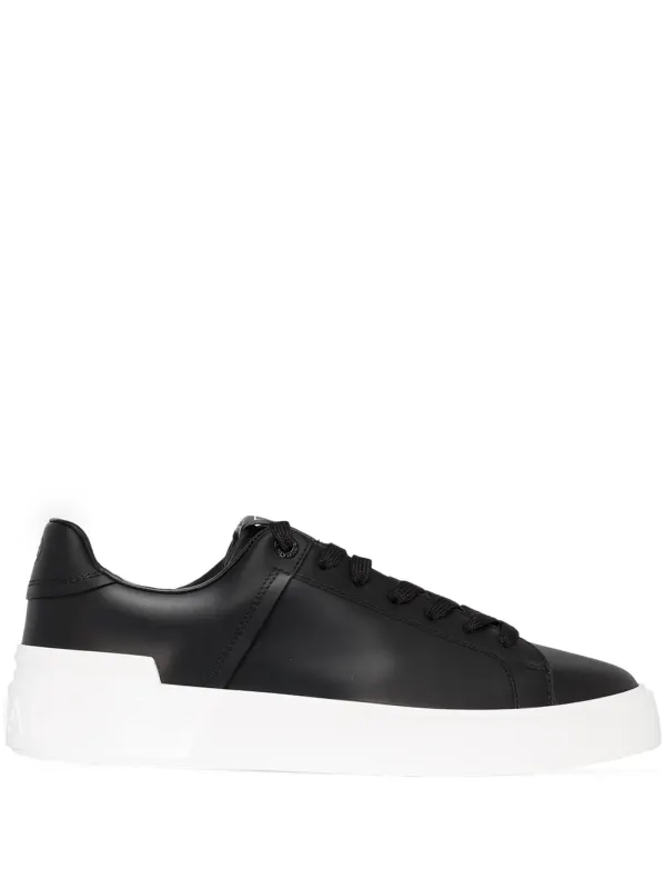 Balmain B-Court low-top – Black (CN1VI690LVTR)