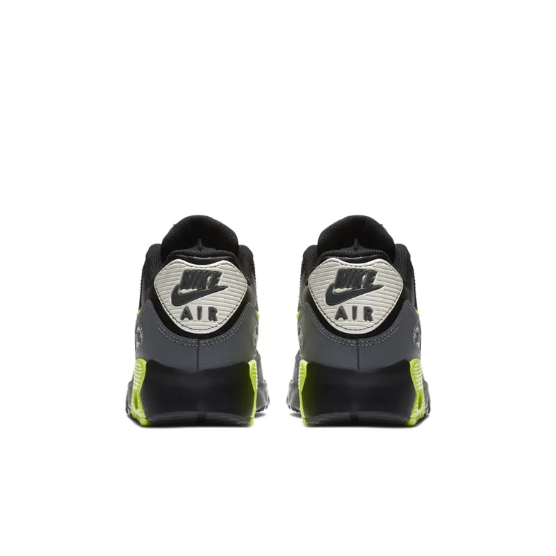 Nike Air Max 90 Dark Grey Volt Black (GS) Dark Grey/Volt-Black-Light Bone (833412-023)