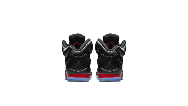 Jordan 5 Retro Satin Bred (GS) Black/University Red (440888-006)
