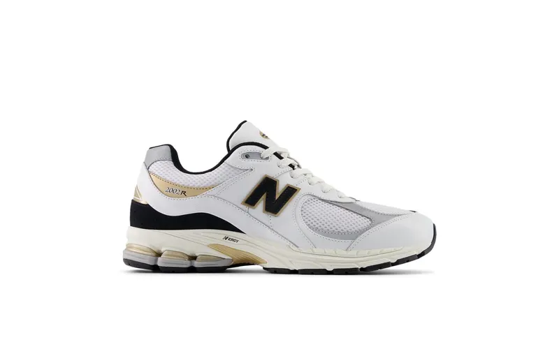 New Balance 2002R White Black Gold Metallic (M2002RPN)