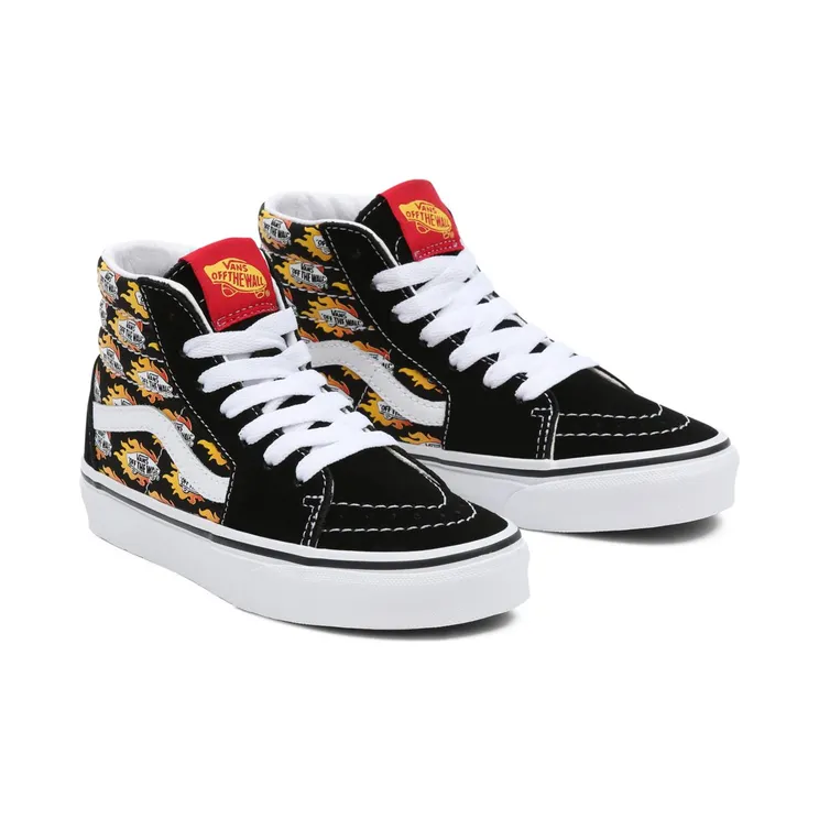 Vans Flame Logo Repeat Sk8-hi Black (VN000D5FAC4)