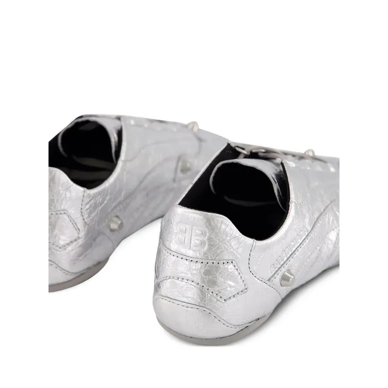 Balenciaga City Metallic Studded “Silver” (856693 WZCYL 8800)