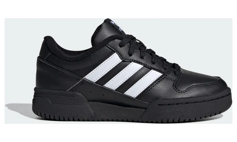 Adidas Team Court 2.0 STR Shoes Kids Core Black / Cloud White / Cloud White (ID6630)