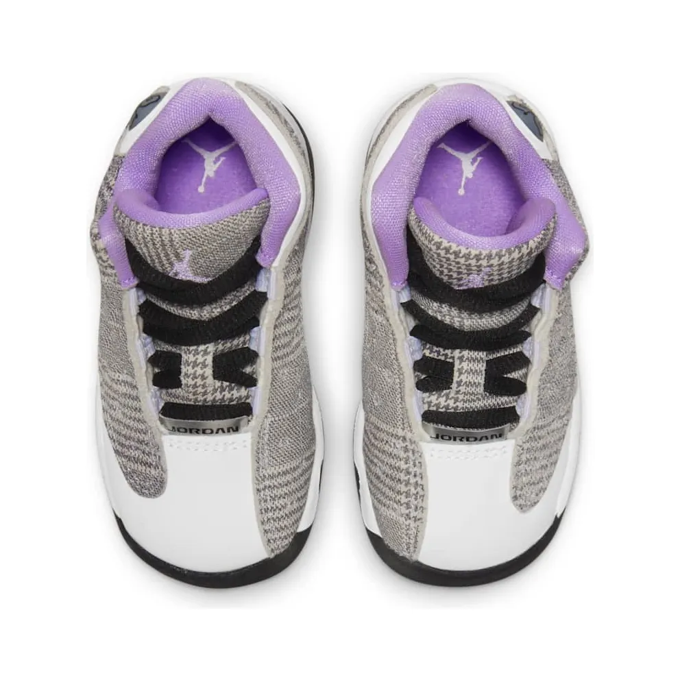 Nike Jordan Baby White & Grey Jordan 13 Retro Houndstooth (DN3940-015)