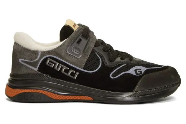 Gucci Black Ultrapace Sneakers (587241 0PVT0)