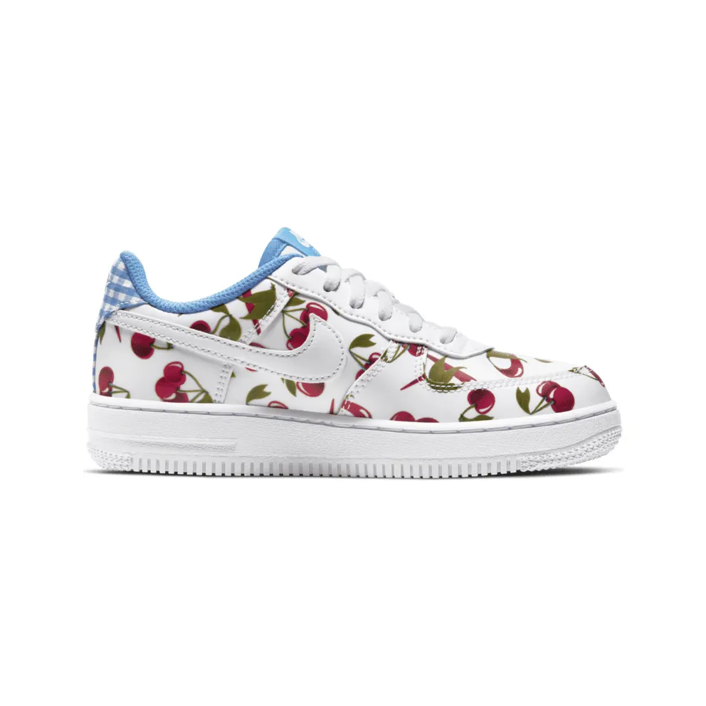 Nike Air Force 1 Low Cherries (PS) White/University Blue-Track Red-White (CJ4118-100)