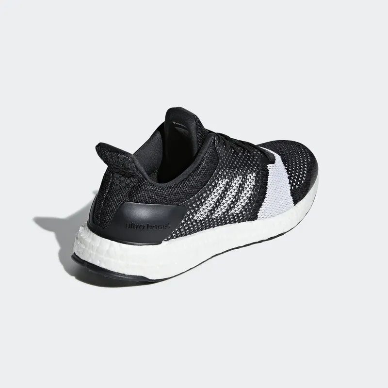 adidas  Ultra Boost ST Black White Carbon Core Black/Footwear White/Carbon (B37694)
