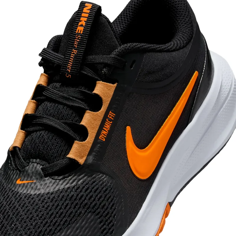 Nike Star Runner 5 Black Total Orange (HF7004-006)