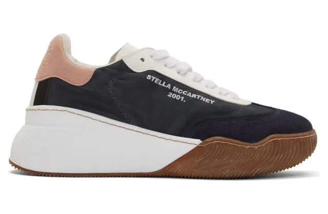 Stella McCartney Navy Loop Lace-Up Sneakers (800028N0027)