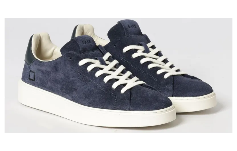 D.A.T.E D. A.T. E. Levante Sneakers in Suede Blue (M441LVSDBL)