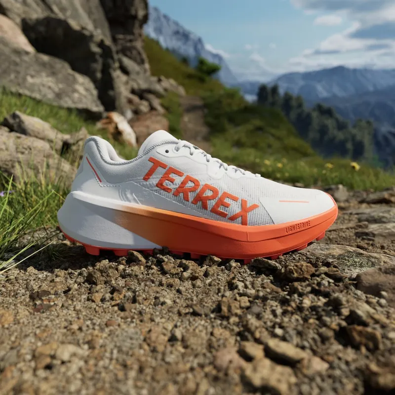 Adidas Terrex Agravic 3 Trail Running Cloud White / Semi Impact Orange / Dash Grey (JI0951)