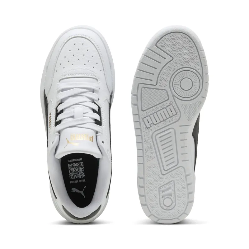 Puma Shuffle Downtown Low “Puma White / Puma Black / Puma Gold” (403739_02)