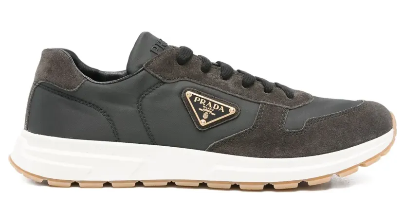 Prada Sneakers mit Wildledereinsätzen – Grau (2EE443D7R)