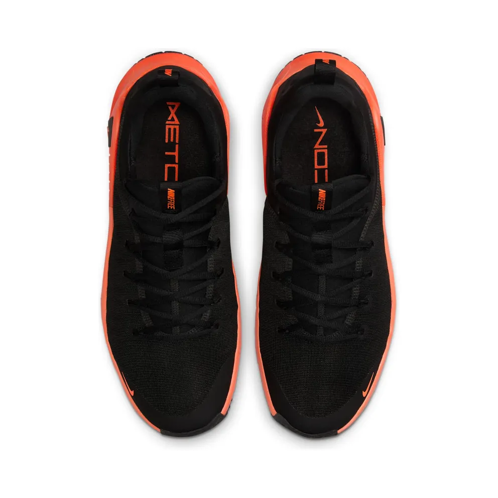 Nike Free Metcon 6 “Black Hyper Orange Hyper Crimson” (FJ7127-004)