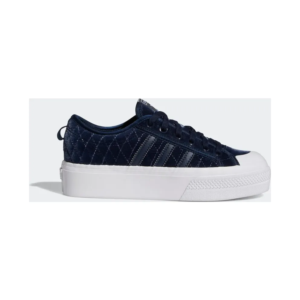 adidas NIZZA PLATFORM W Navy Blue / White / Cloud White (H02685)