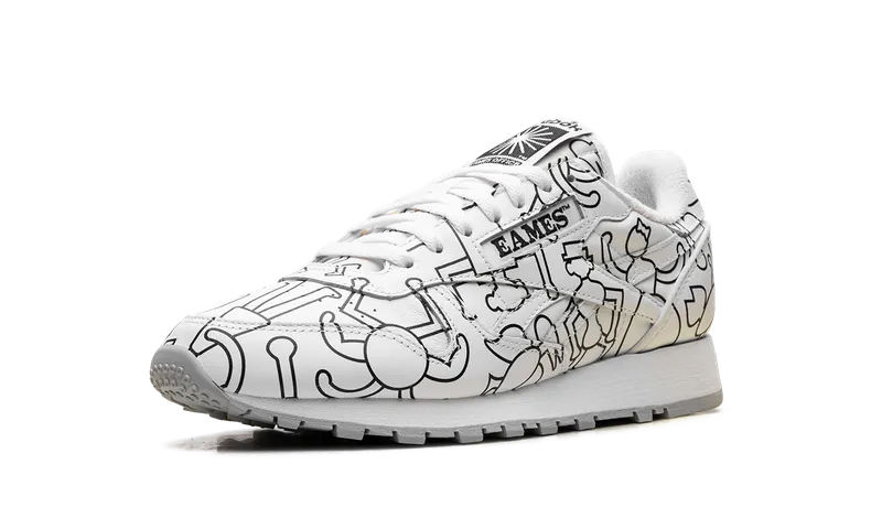 Reebok Eames Classic Leather Shoes Cloud White / Cloud White / Core Black (GY6393)