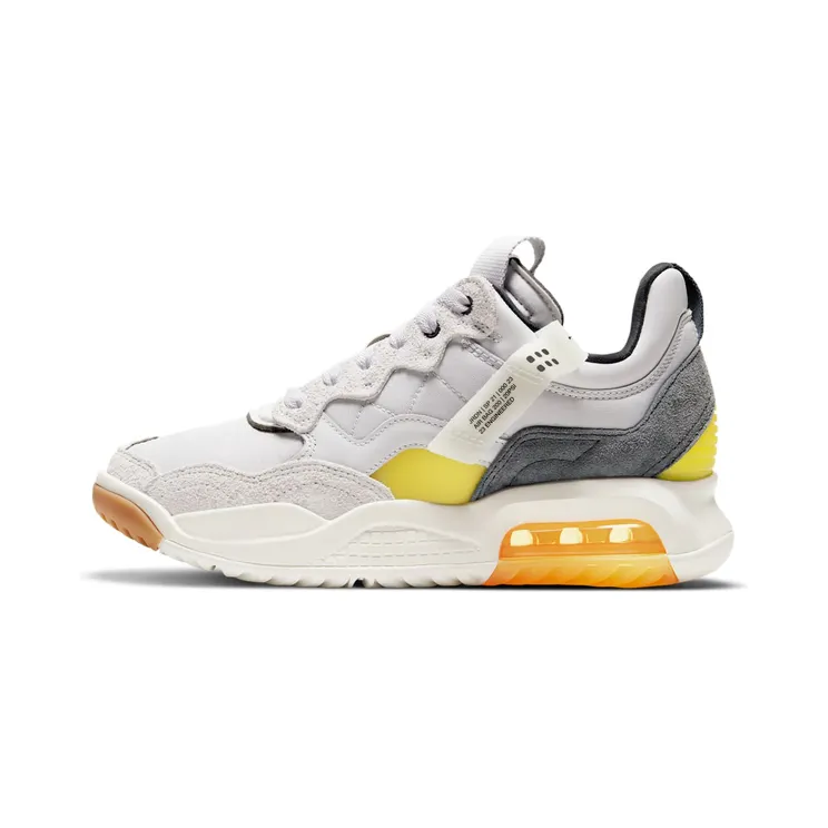 Jordan MA2 Opti Yellow “Vast Grey / Mahogany / Sail / Gym Red” (CW5992-002)