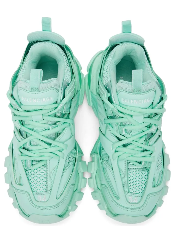 Balenciaga Green Track Sneakers (542436 W3FE3) (5)