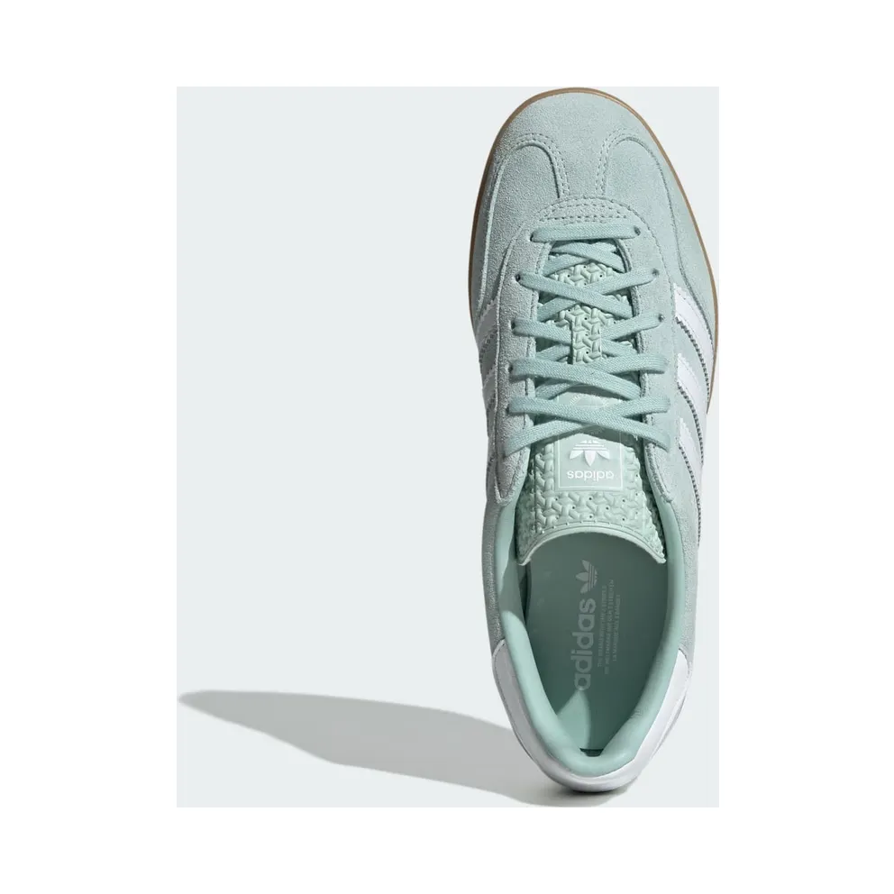 Adidas Gazelle Indoor Ash Green / Cloud White / Gum (JS1396)