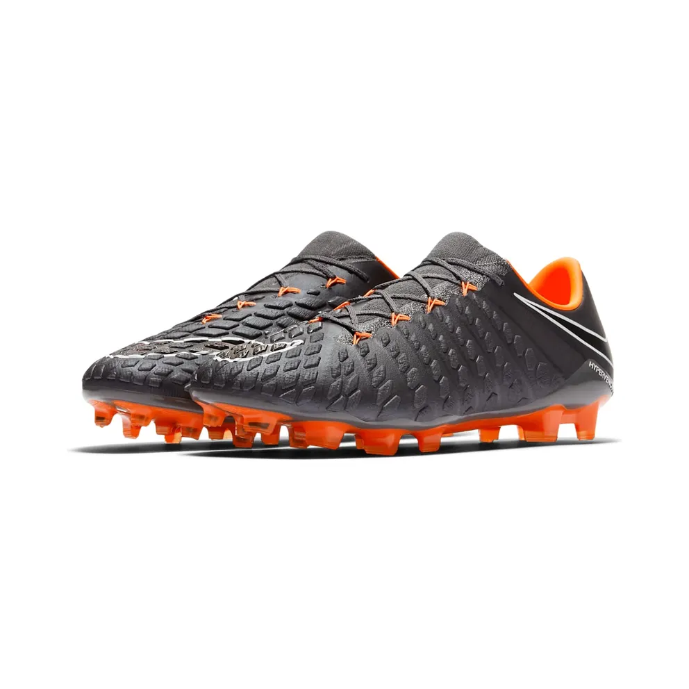 Nike Hypervenom Phantom III Elite FG Dark Grey Total Orange Dark Grey/White-Total Orange (AH7273-081)
