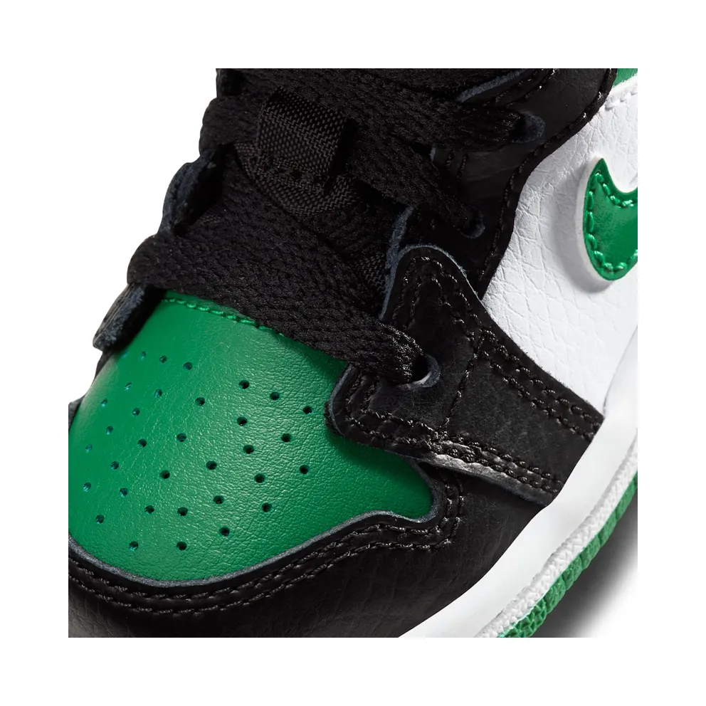 Jordan 1 Mid Pine Green (TD) Black/White/Gym Red (640735-067)