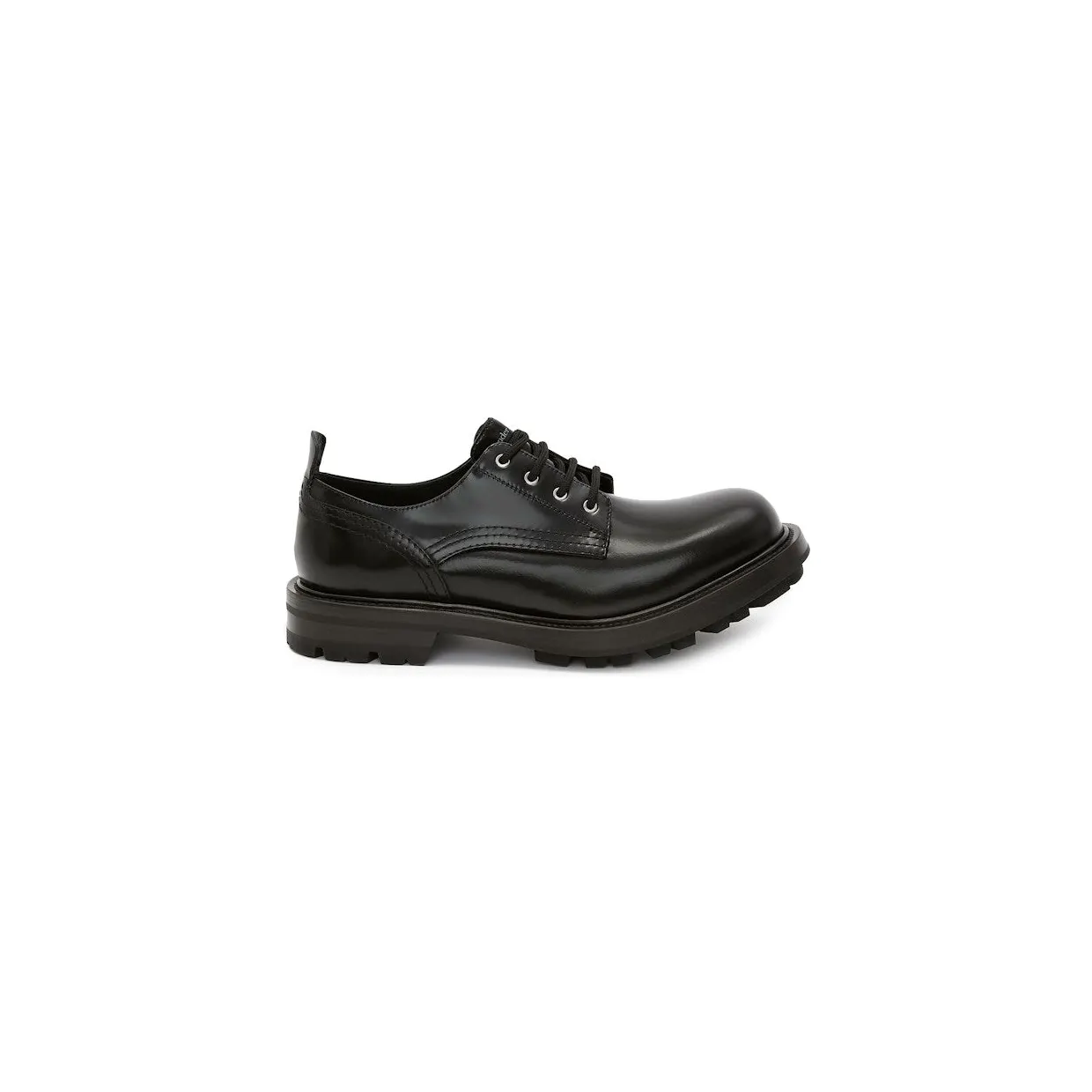 Alexander McQueen Worker Lace Up Black