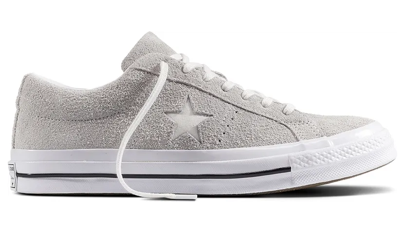 Converse One Star Premium Suede Ash Grey/white/white (158368C)