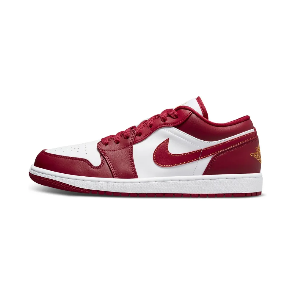 Jordan 1 Low Cardinal Red (GS) – “White / Red” (553558-607)
