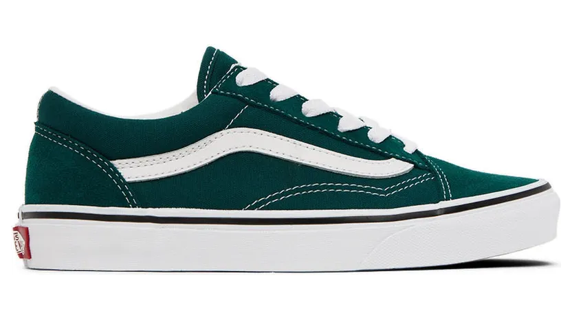 Vans Kids Green Old Skool Big Kids Sneakers (VN0A4UHZ60Q)