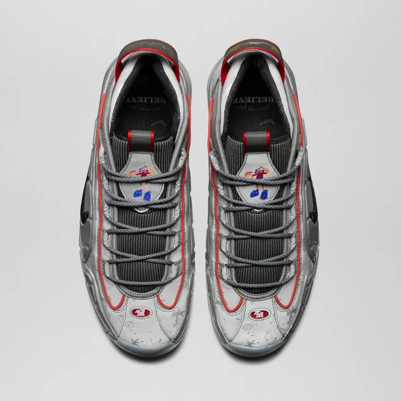 Nike Air Max Penny 1 Doernbecher Silver/Hyper Crimson (728590-001)