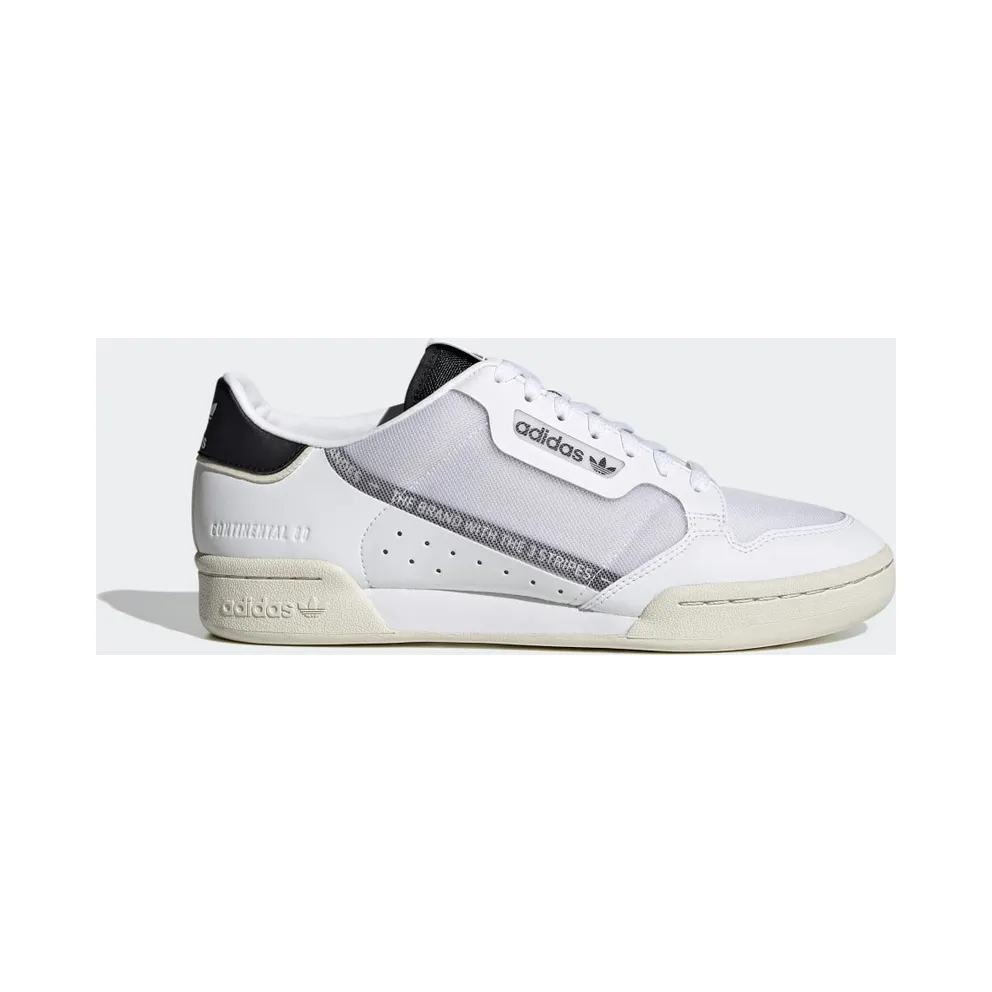 adidas Continental 80 Schuh Cloud White / Core Black / Talc (FY6666)