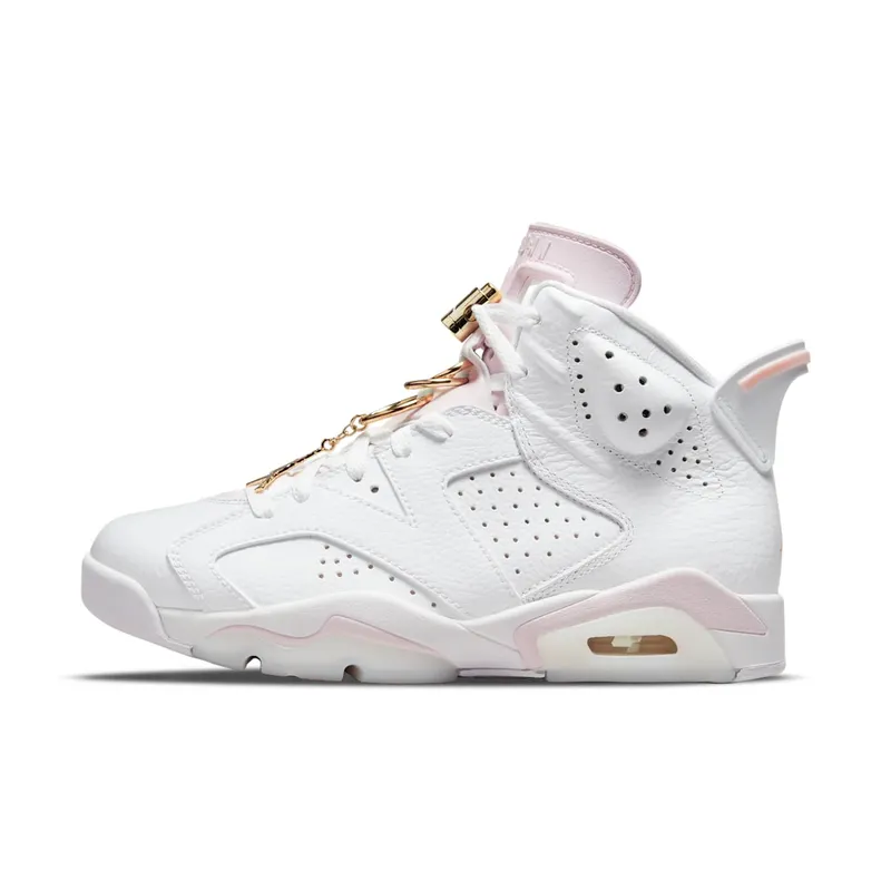 Air Jordan 6 Retro Gold Hoops (2021) (DH9696-100)