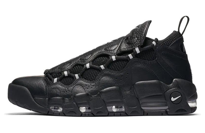 Nike Air More Money Black Metallic Silver