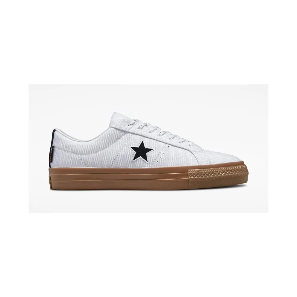 Converse One Star Pro Cordura Canvas Weiß/Schwarz/Dark Gum (A03216C)