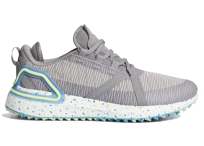 Adidas Solarthon Primegreen Spikeless Golf Shoes Grey Three / Pulse Yellow / Grey Two (FZ1025)