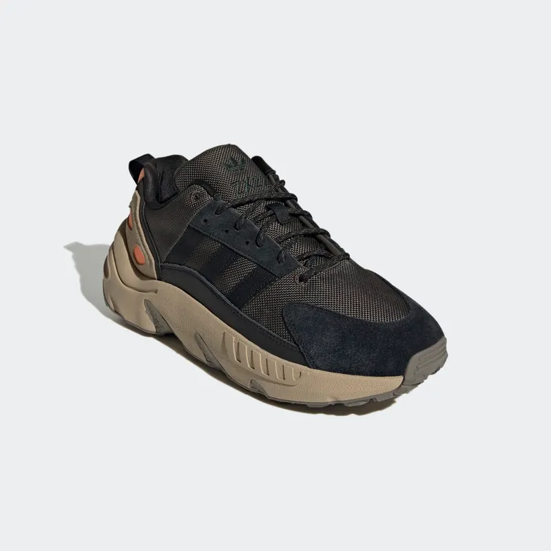 Adidas ZX 22 BOOST Shadow Olive / Shadow Green / Beam Orange (GX7006)