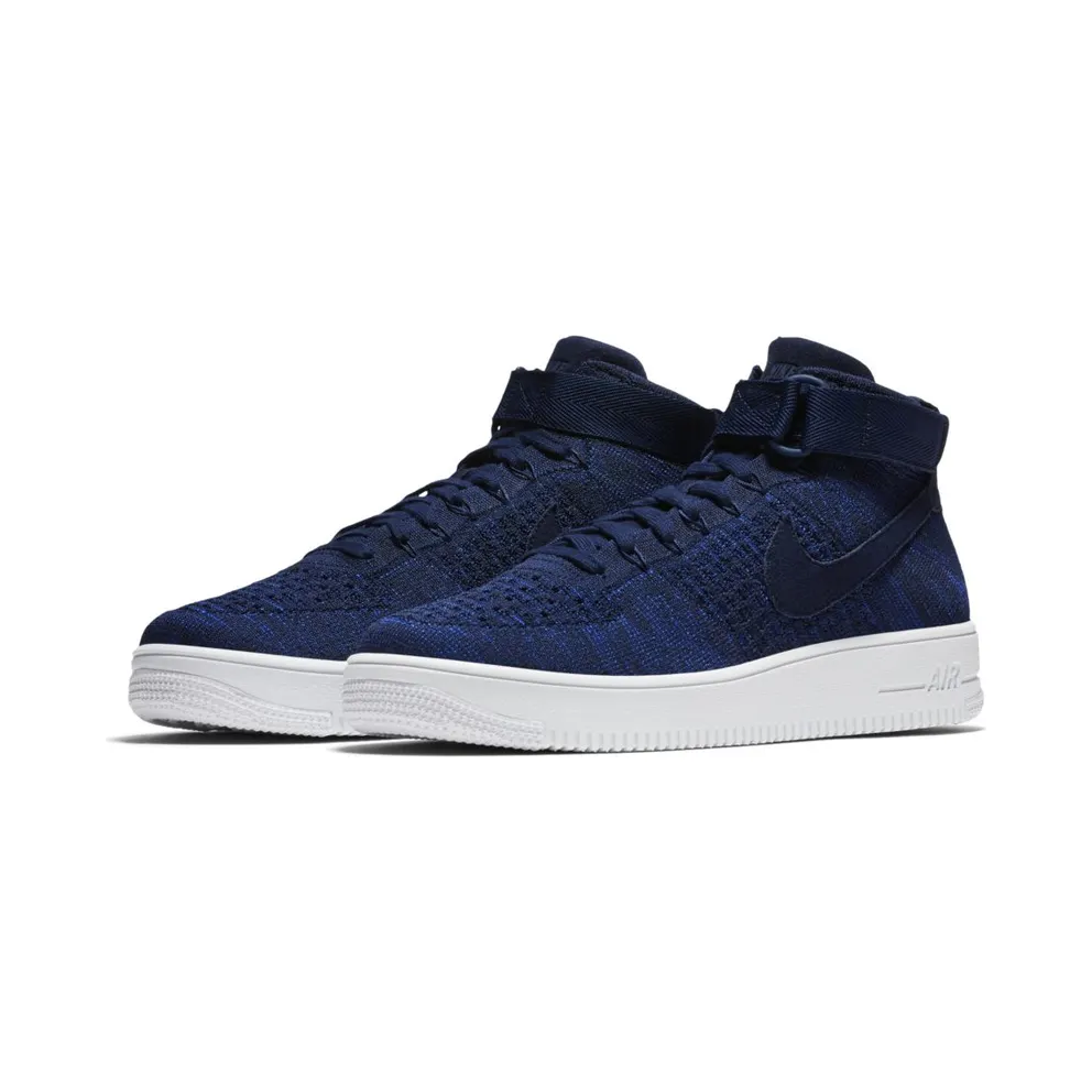 Nike Air Force 1 Ultra Flyknit Mid College Navy College Navy/College Navy-Black-White (817420-401)
