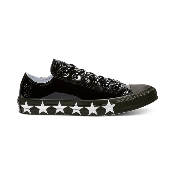 Converse Miley Cyrus x Chuck Taylor All Star Low Patent ‘Stars’ Black/White/Black (563720C)