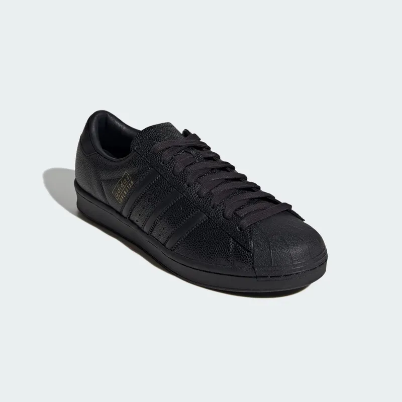 Adidas SUPERSTAR VINTAGE Shoes Core Black / Core Black / Gold Metallic (IH1675)